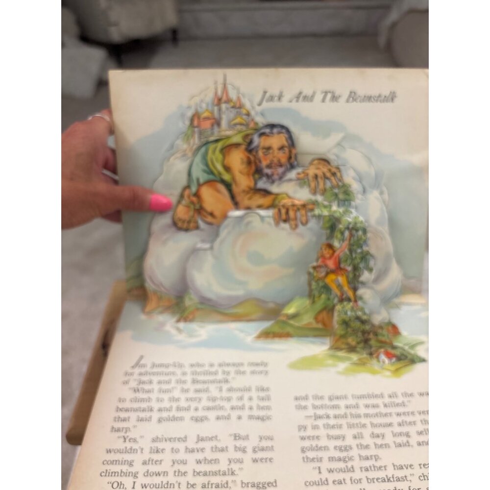 Vintage 1942 Jolly Jump-Ups Pop-Up Book Nursery StoriesMcLoughlin Bros Pop-Ups - Picture 7 of 14